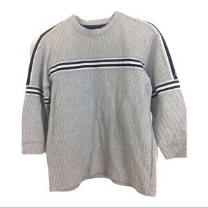 XG Sweat Shirt Size‎ Small S Gray Ribbed Boys